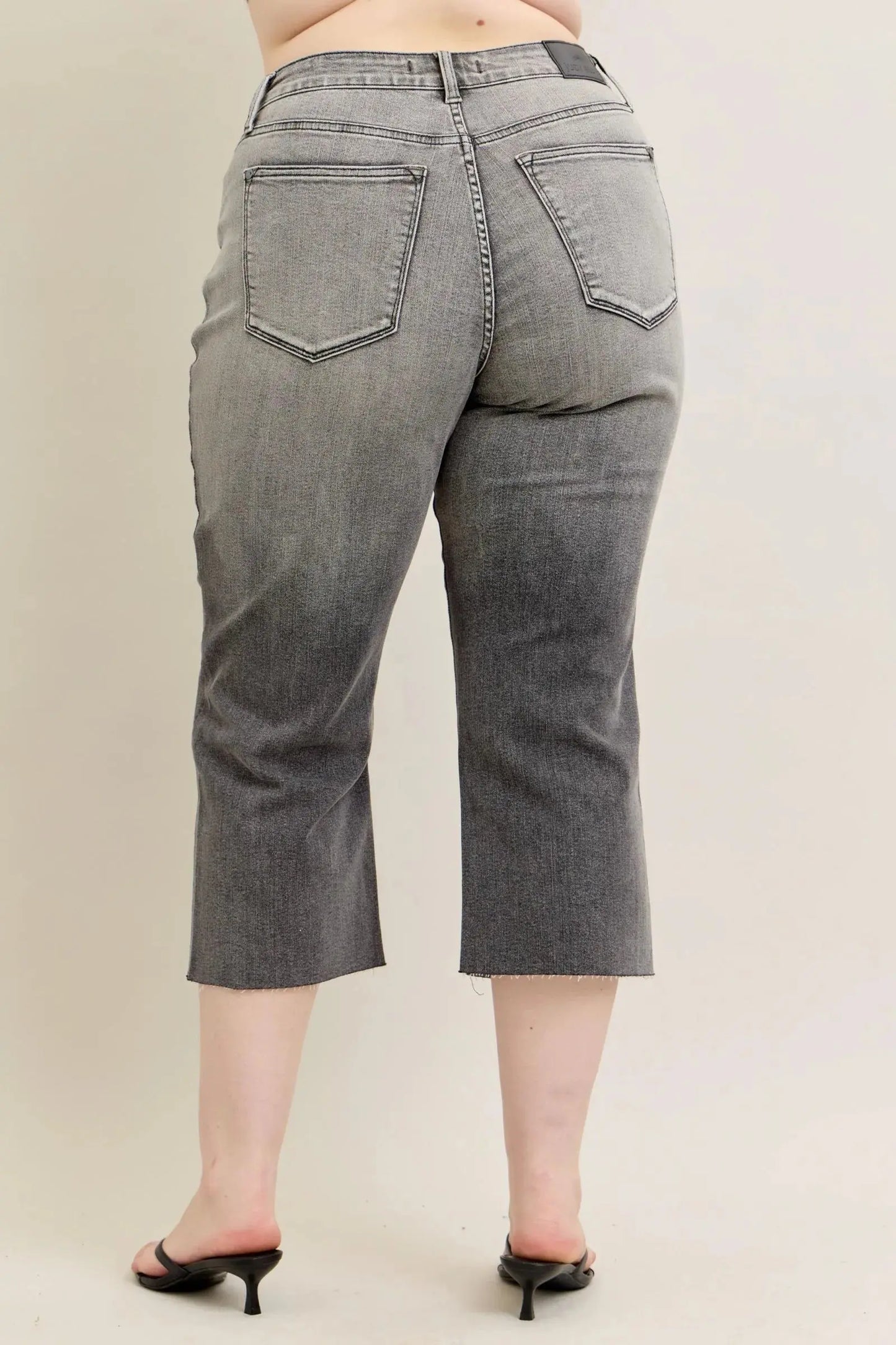 Judy Blue Jeans - Full Size Wide Leg Capris Jeans