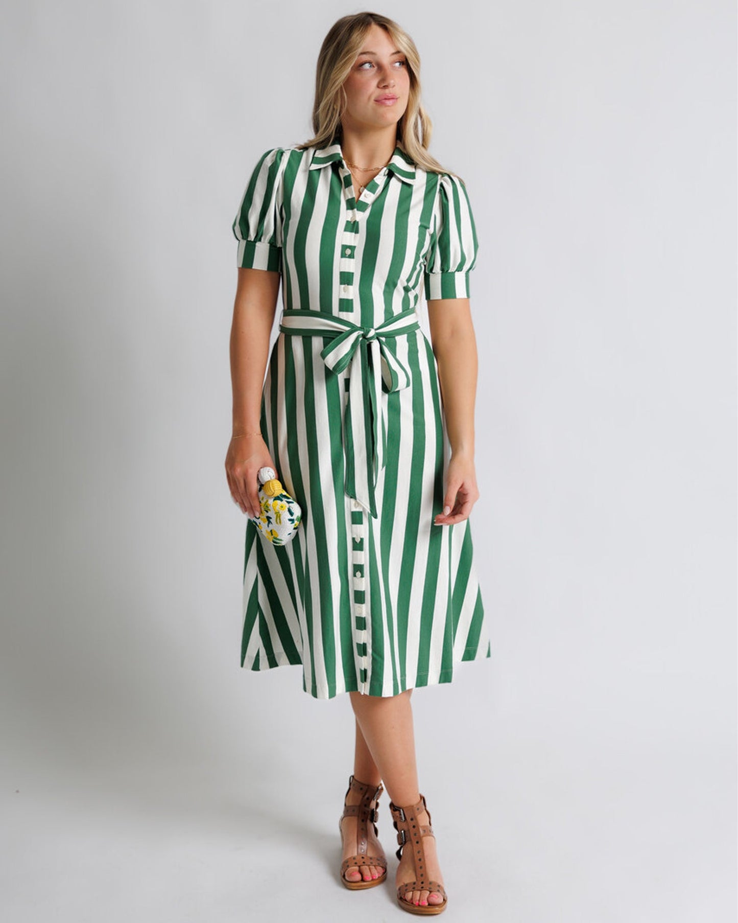 Super Stripe Shirt Dress