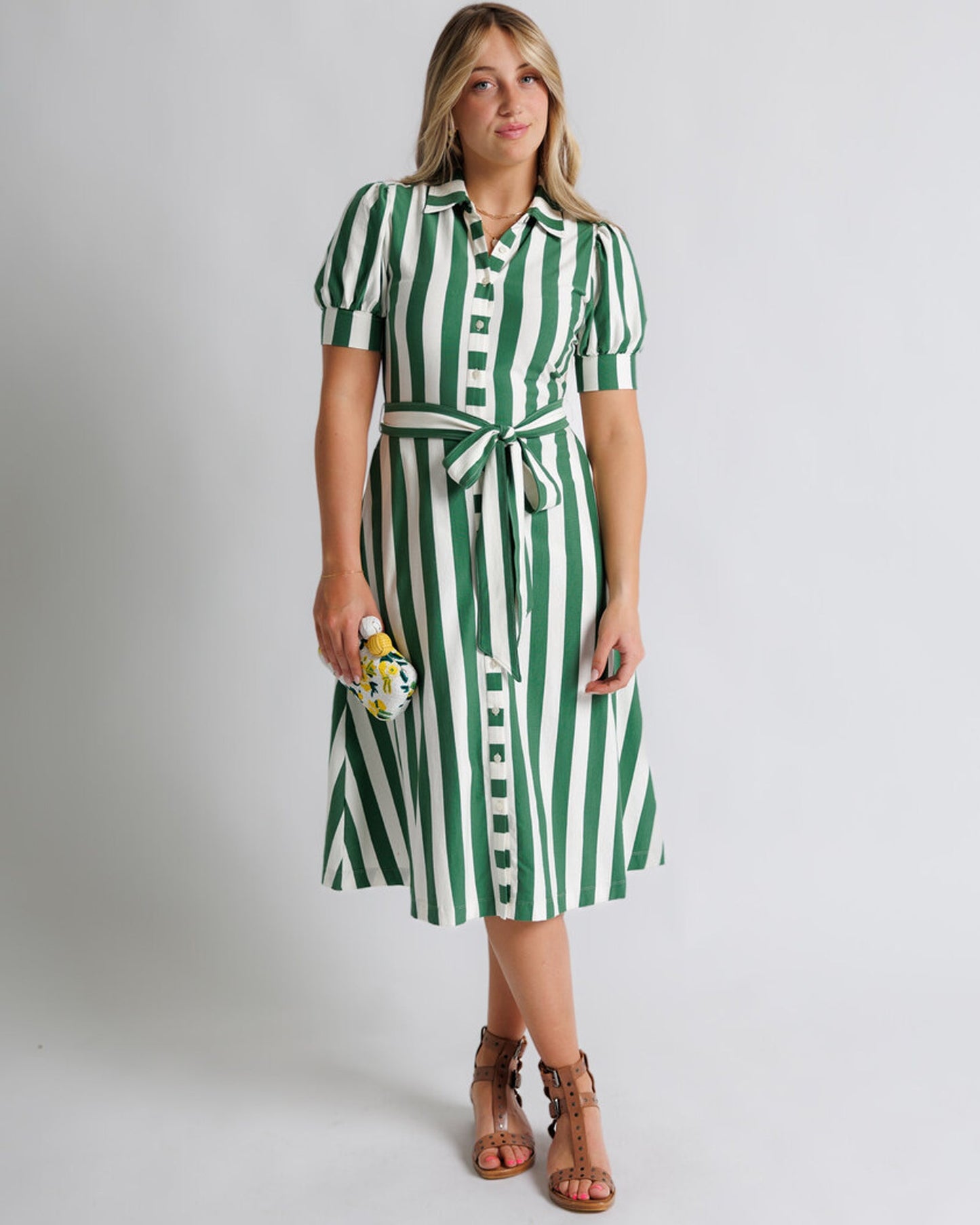 Super Stripe Shirt Dress