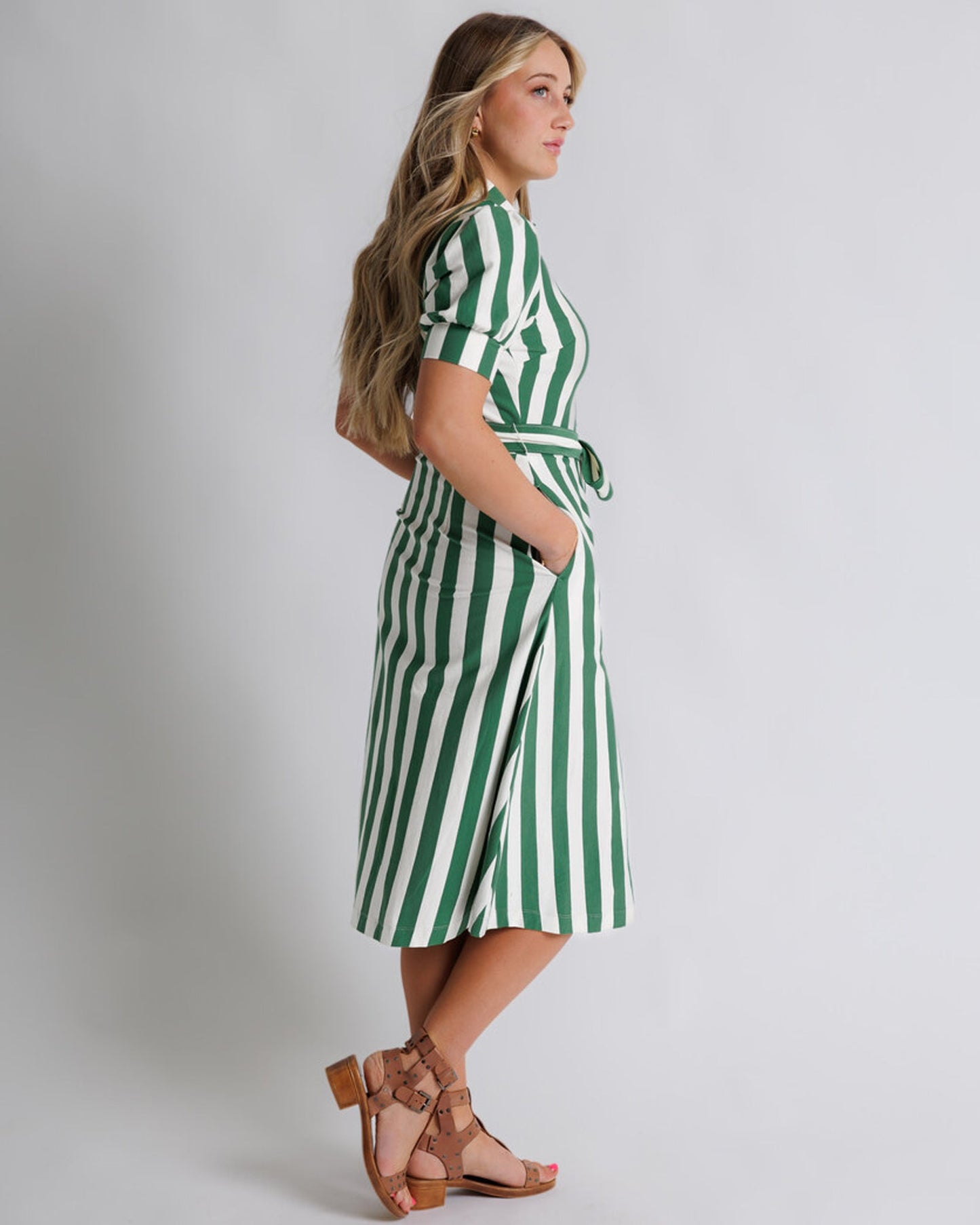 Super Stripe Shirt Dress
