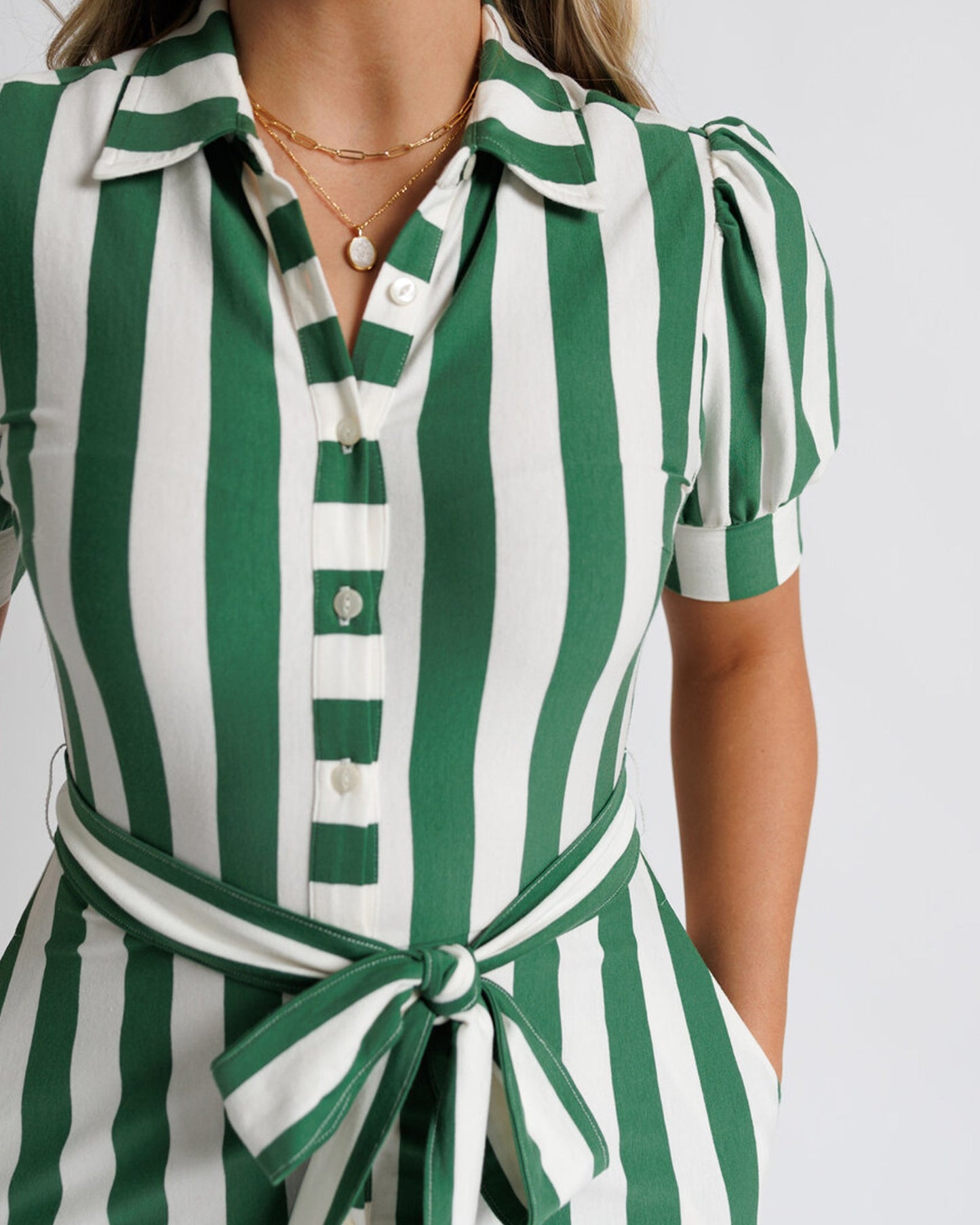 Super Stripe Shirt Dress