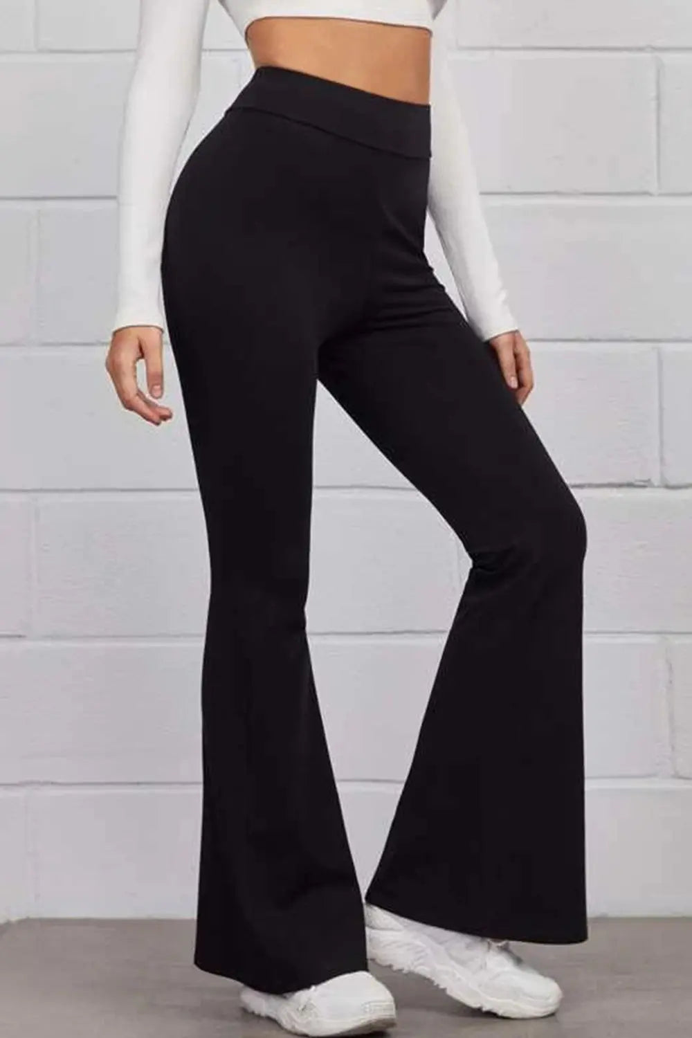 Pull On Flare Leg Pants