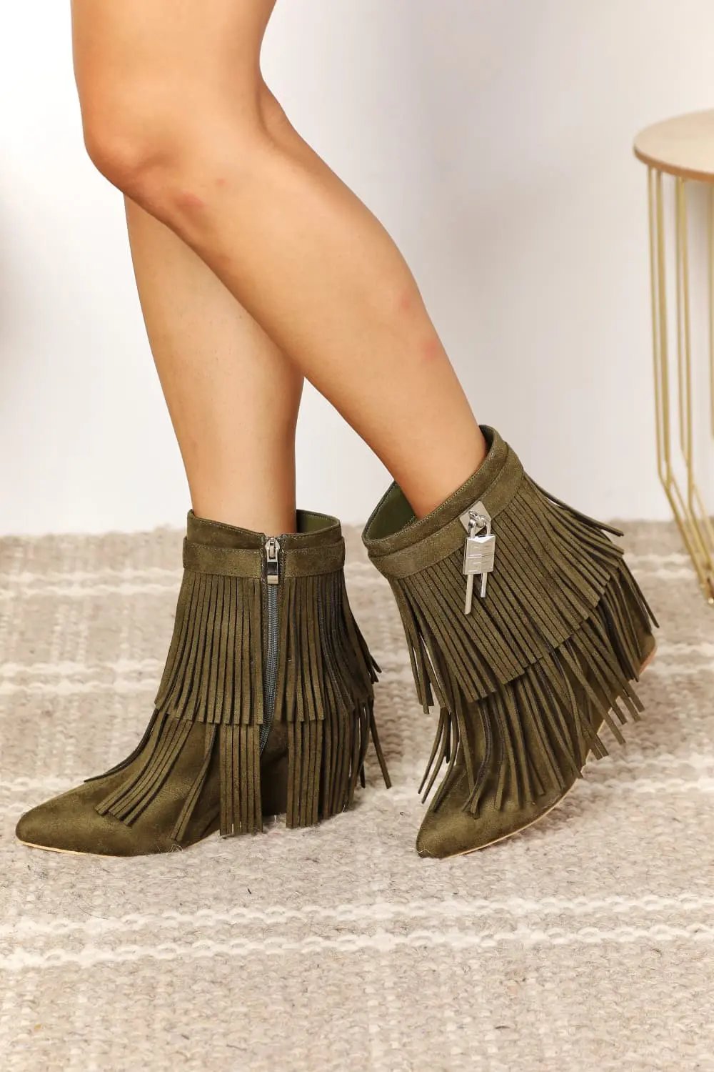 Accessories Trendsi Legend women's vegan suede booties