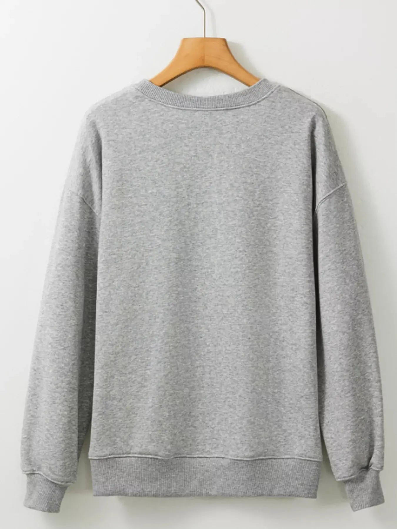 Round Neck Halloween Ghost Sweatshirt