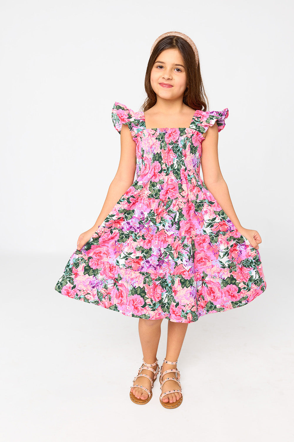 Nori Girl's Dress - Royalty