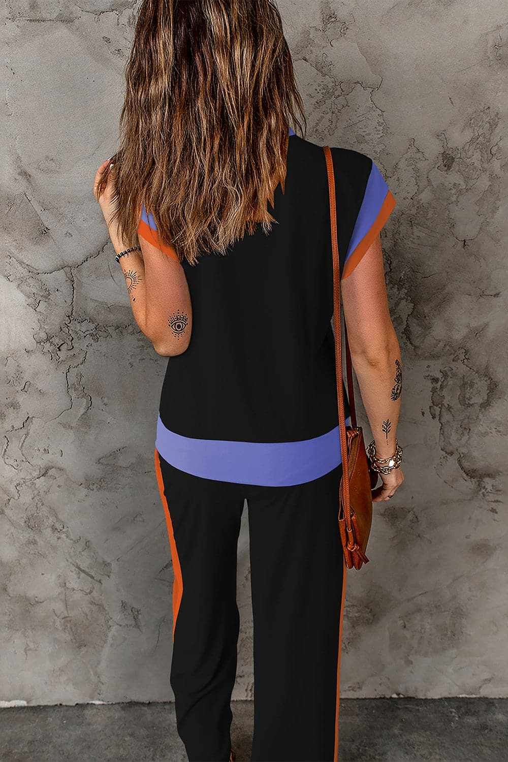 Pants Trendsi Chic Two-Piece Top and Trouser Set