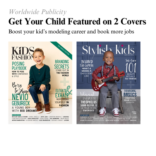 Get Your Child Featured on 2 Magazine Covers (Guaranteed)