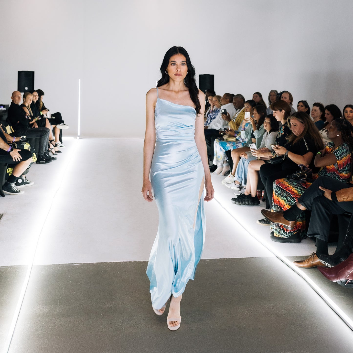 LAFW Light Blue Dress by Maven & Co.