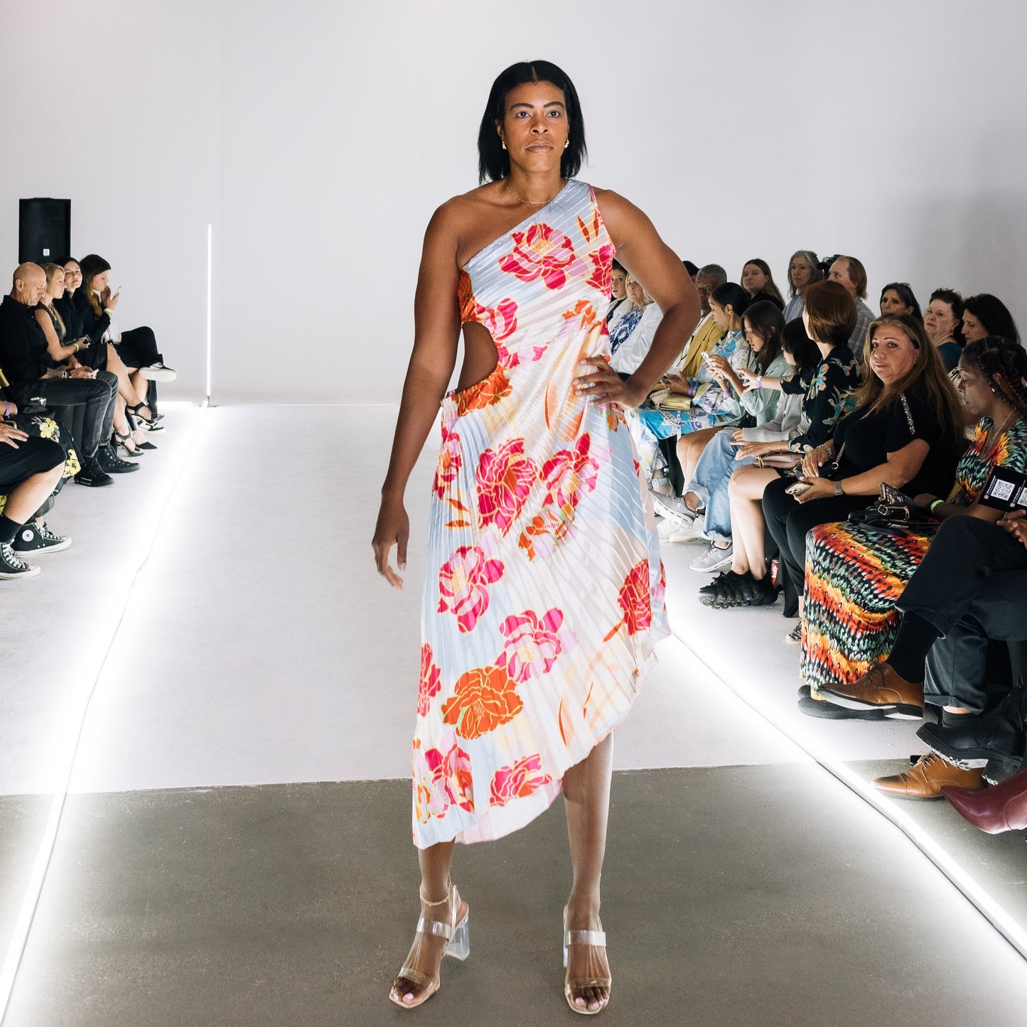 LAFW Floral Dress by Maven & Co.