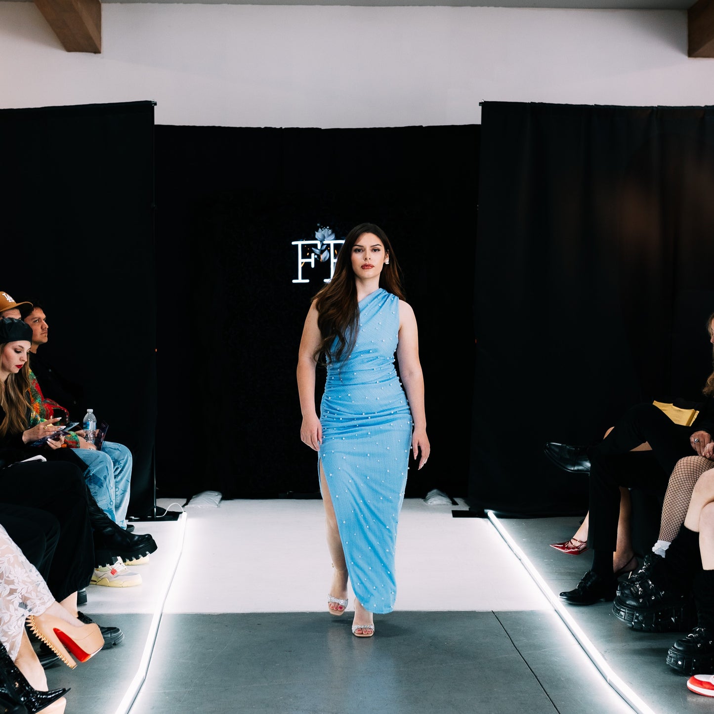 LAFW Blue Dress by Timesless Harmony