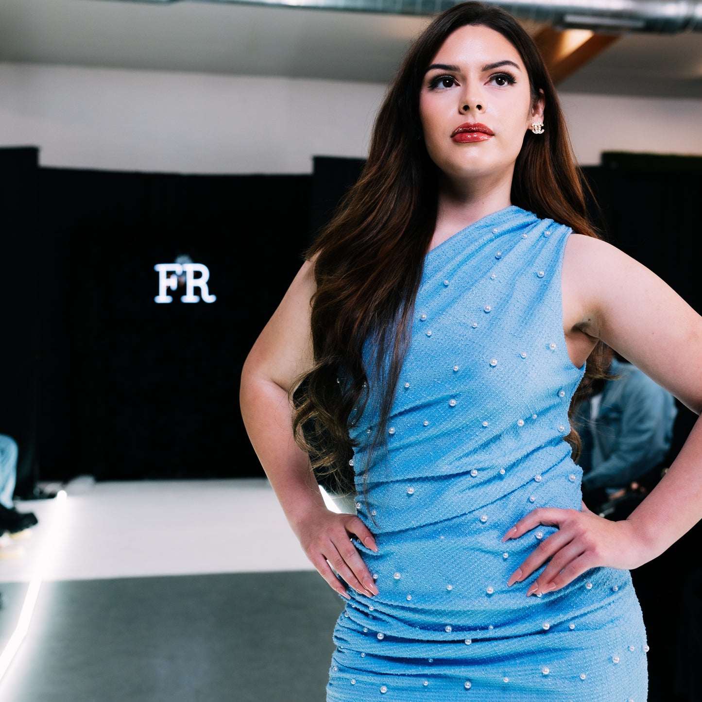 LAFW Blue Dress by Timesless Harmony