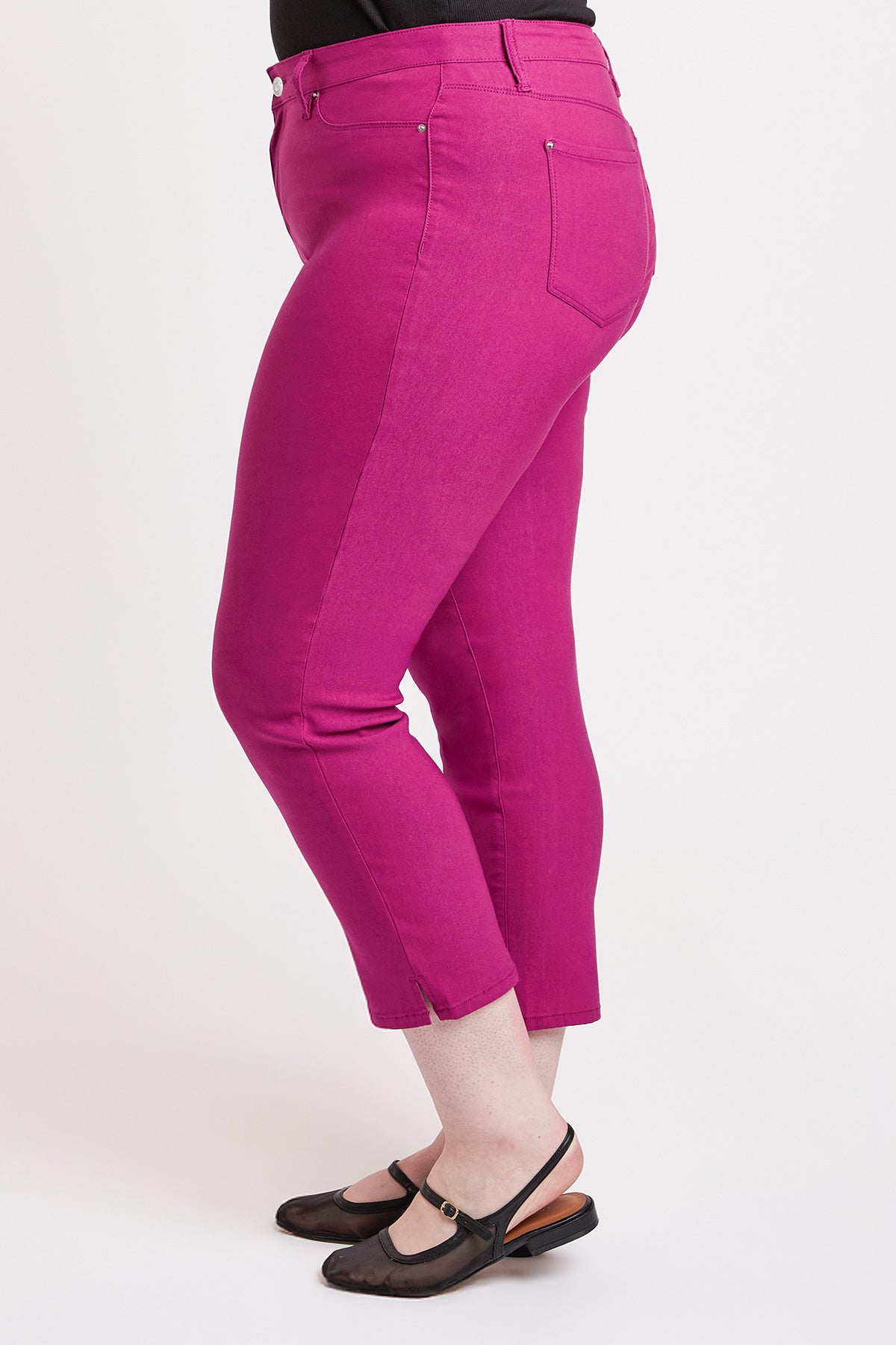 Women's Plus High Rise Hyperstetch Cropped Straight Pants