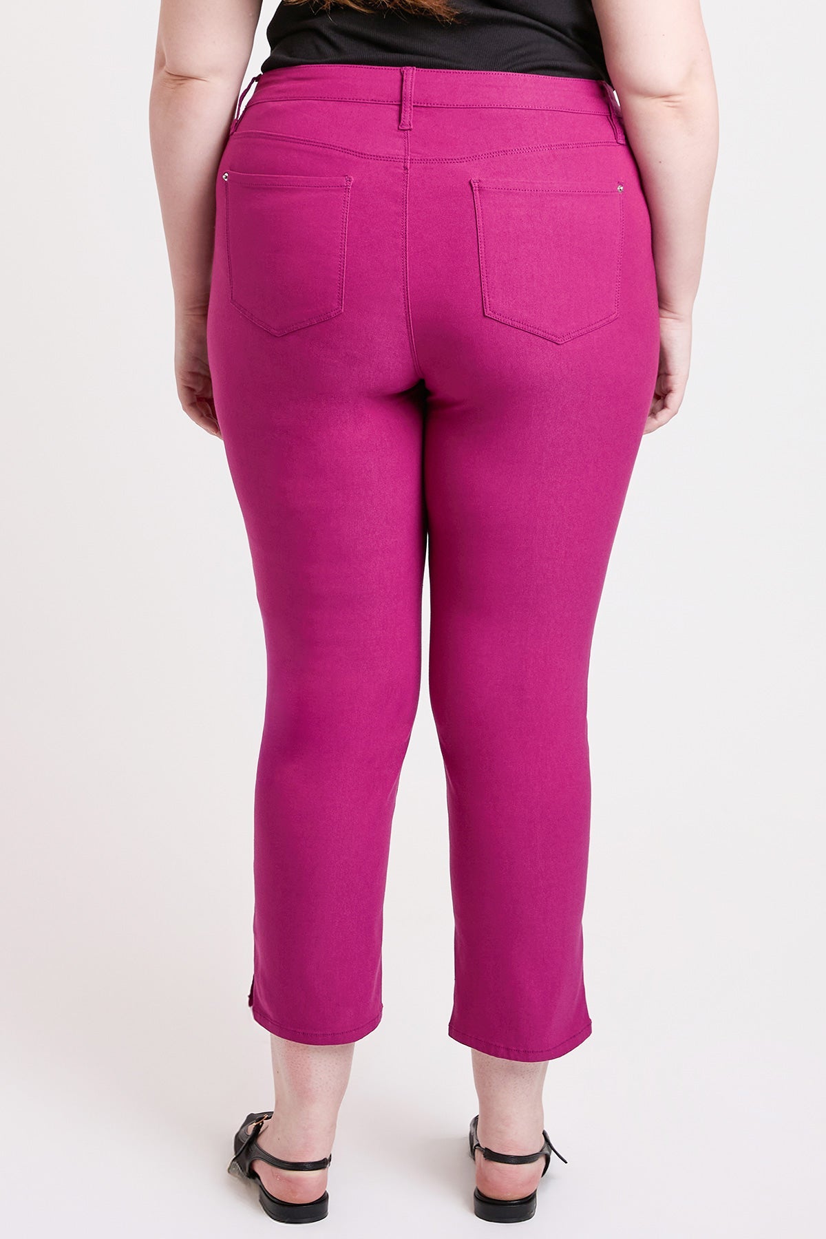 Women's Plus High Rise Hyperstetch Cropped Straight Pants