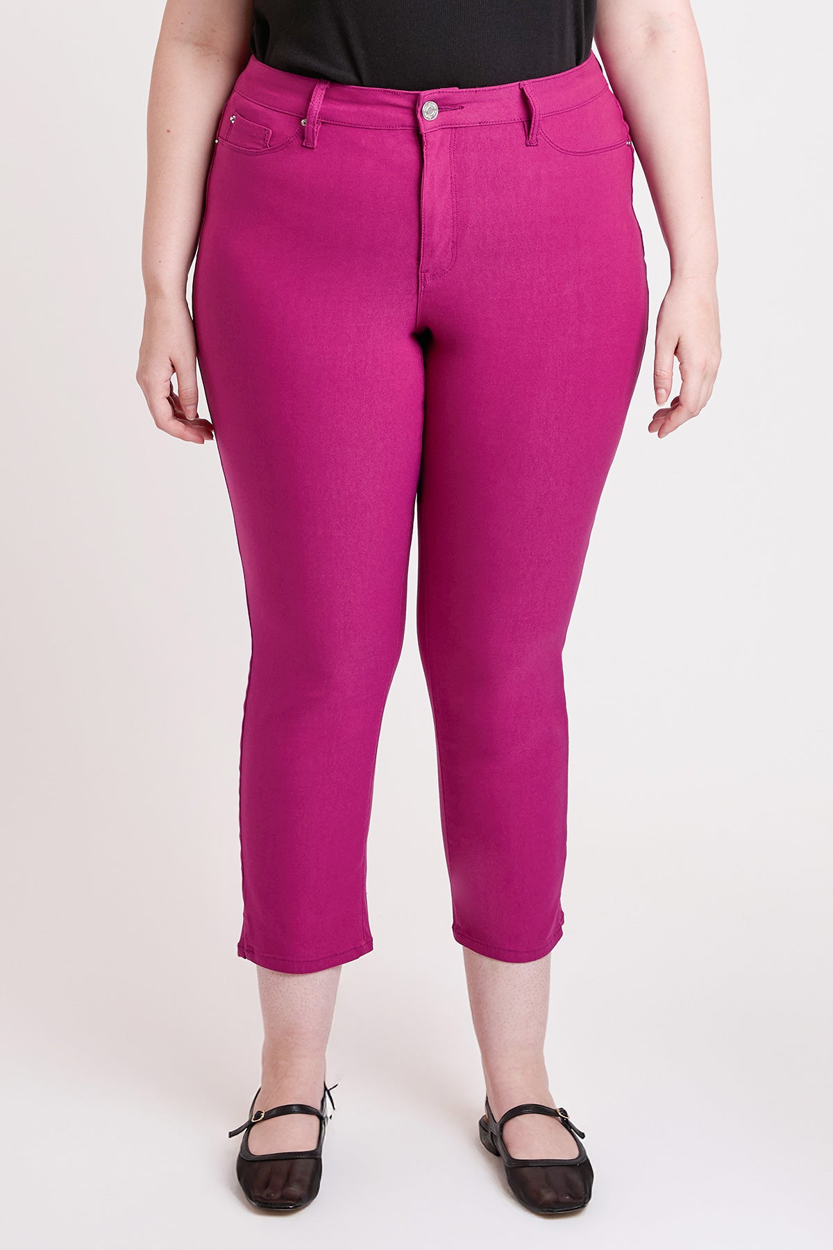Women's Plus High Rise Hyperstetch Cropped Straight Pants