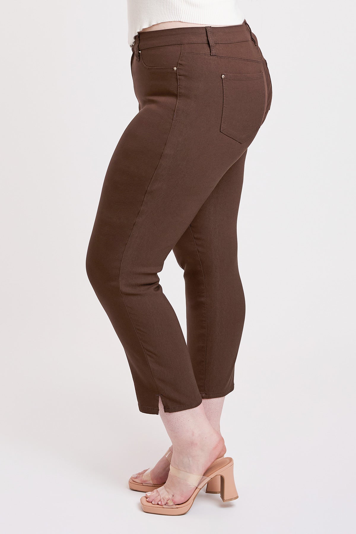 Women's Plus High Rise Hyperstetch Cropped Straight Pants