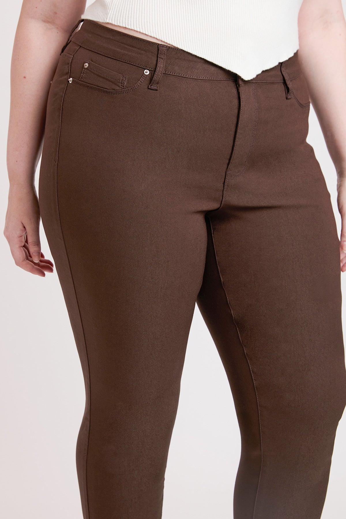 Women's Plus High Rise Hyperstetch Cropped Straight Pants