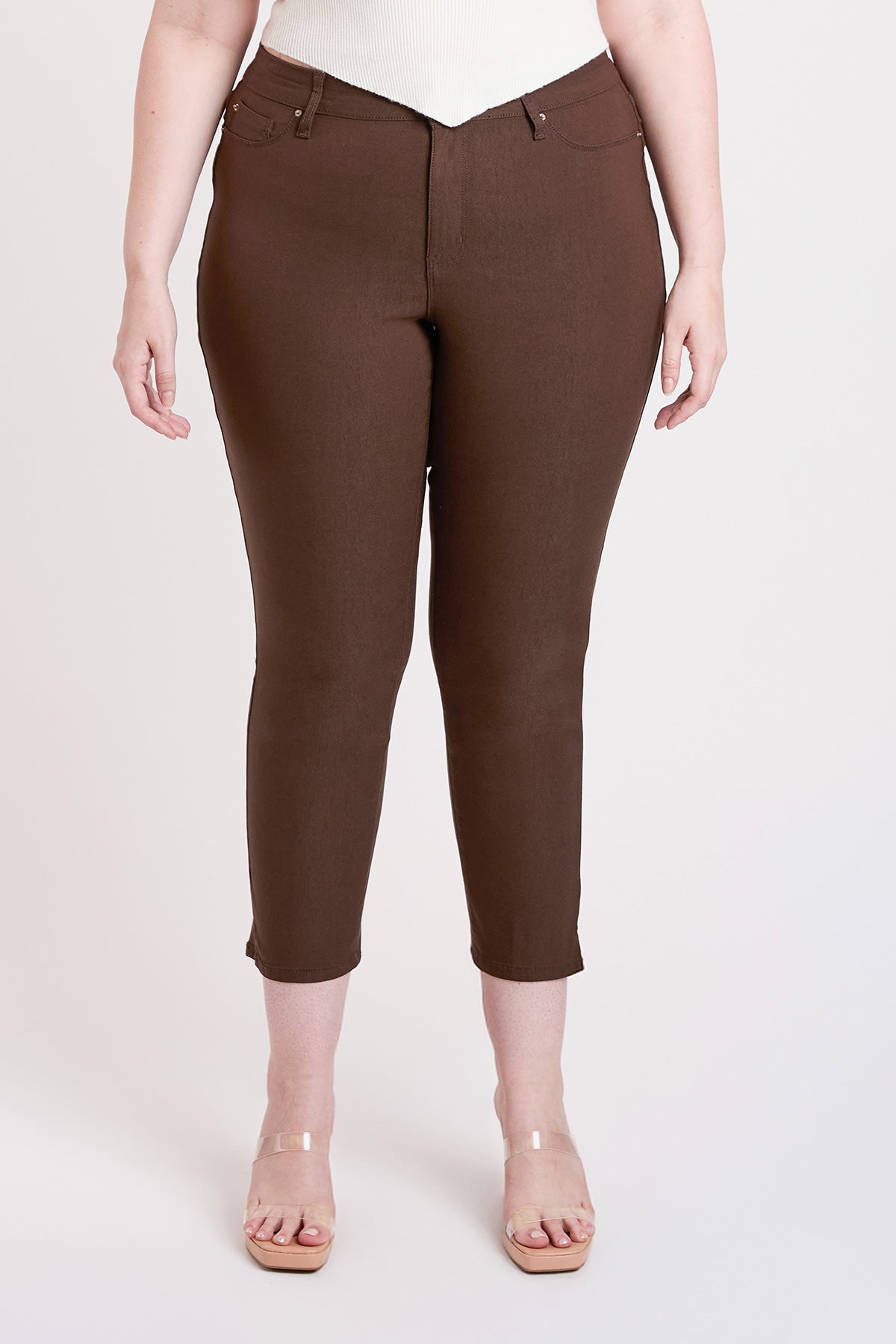 Women's Plus High Rise Hyperstetch Cropped Straight Pants