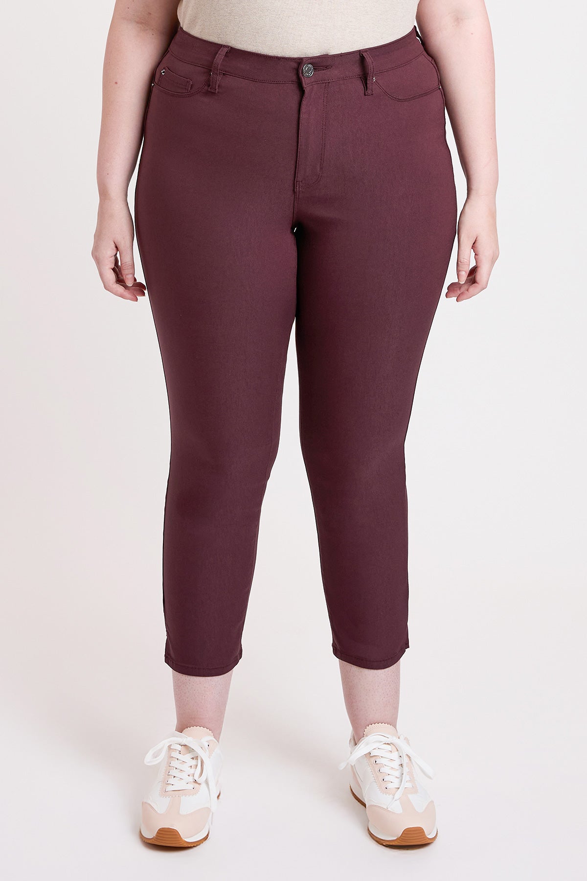 Women's Plus High Rise Hyperstetch Cropped Straight Pants