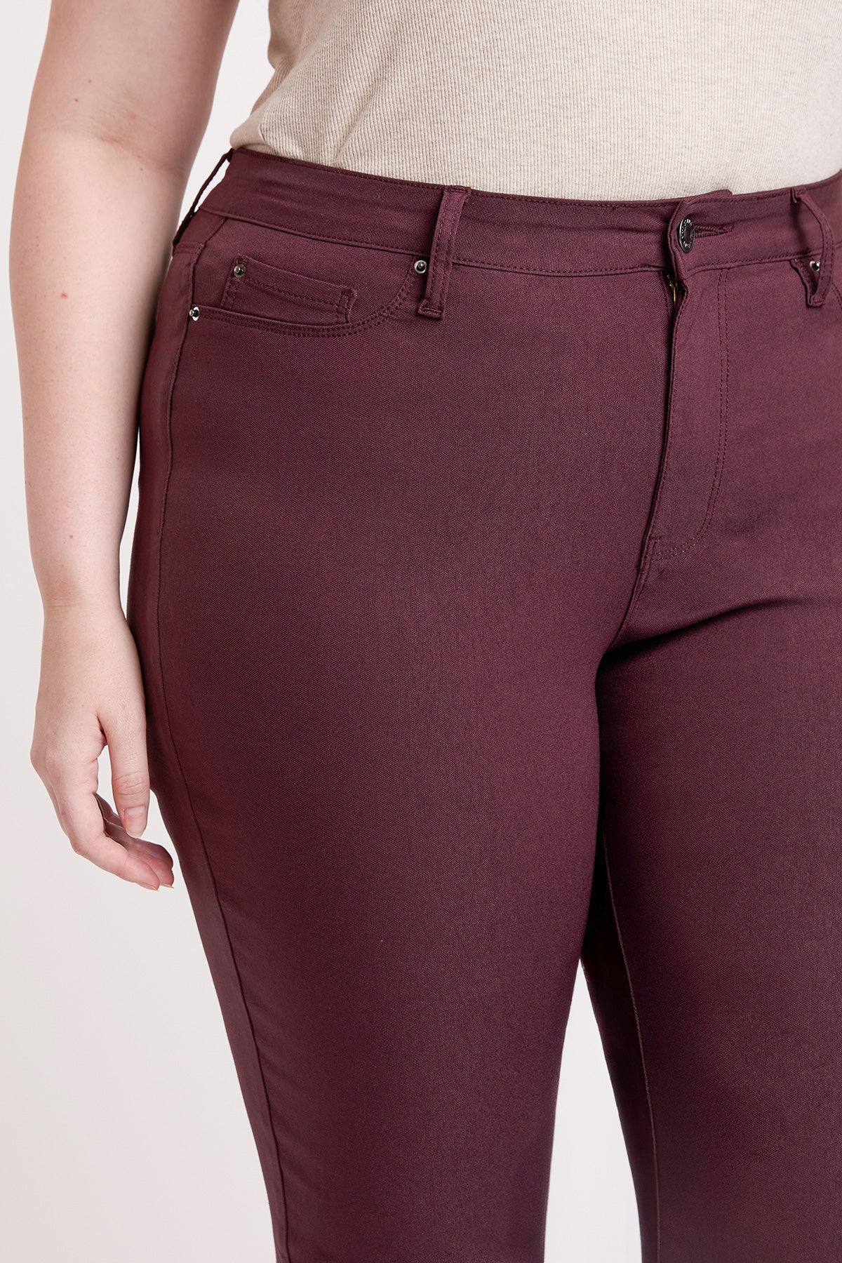 Women's Plus High Rise Hyperstetch Cropped Straight Pants