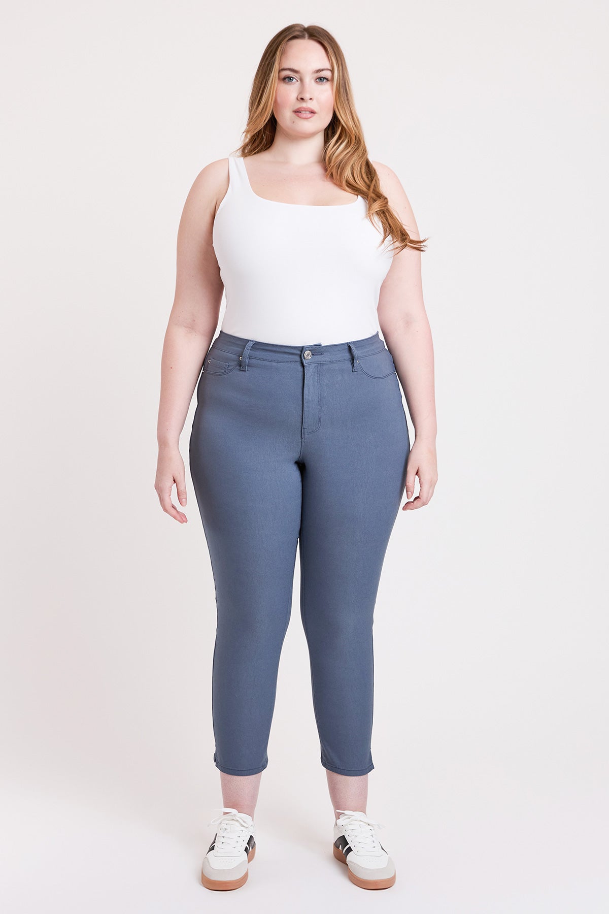 Women's Plus High Rise Hyperstetch Cropped Straight Pants