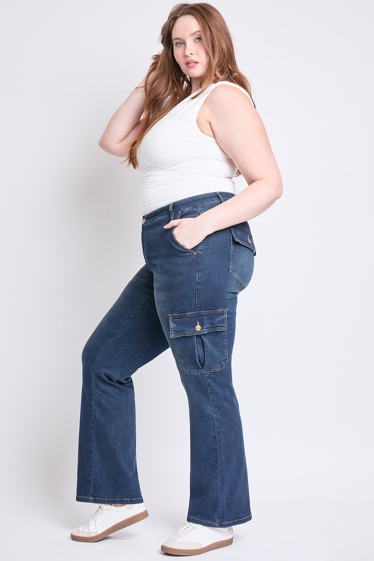 Women's Plus Low Rise Straight Leg Skater Jeans