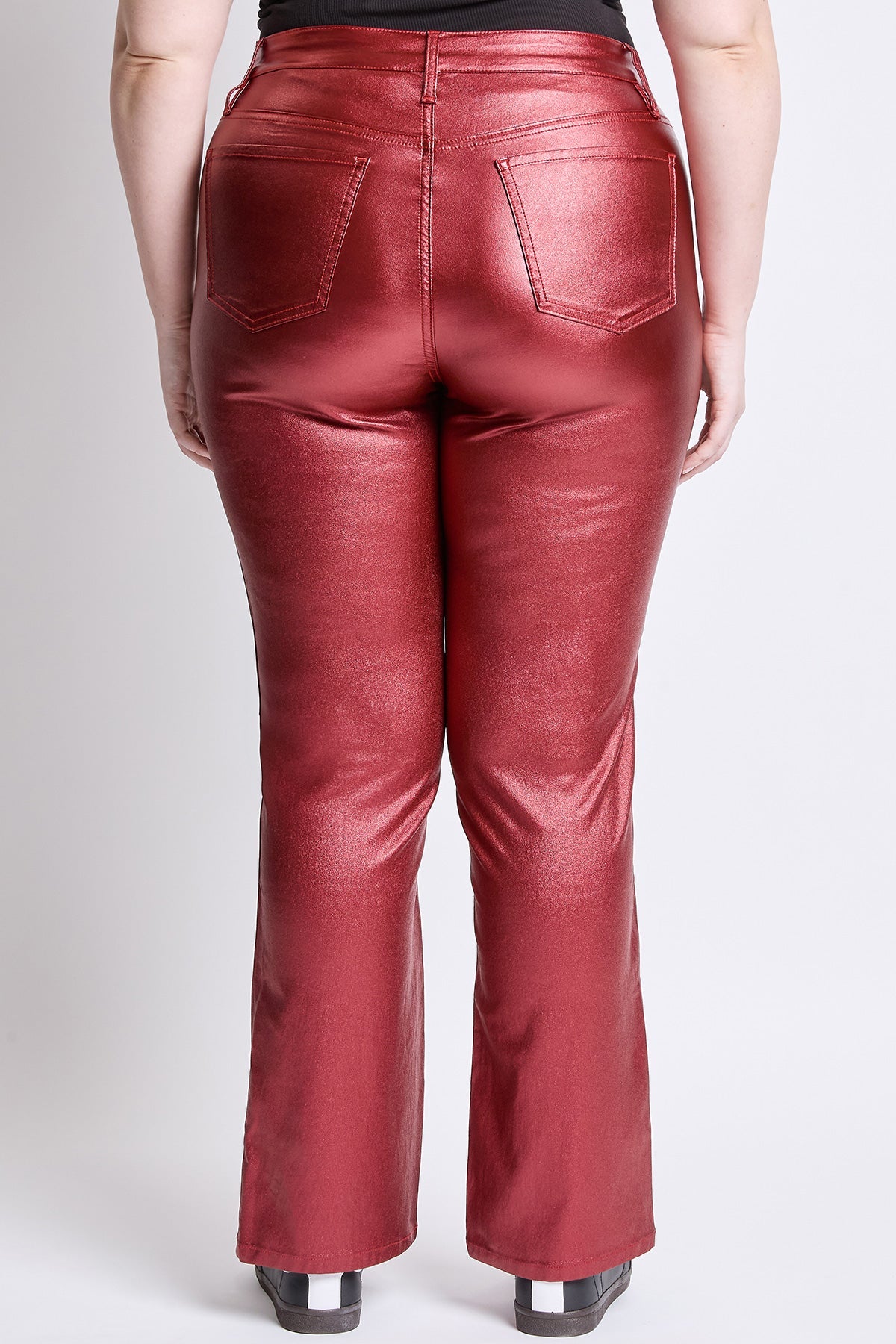 Women's Plus Hyperstretch Straight Leg Metallic Pant