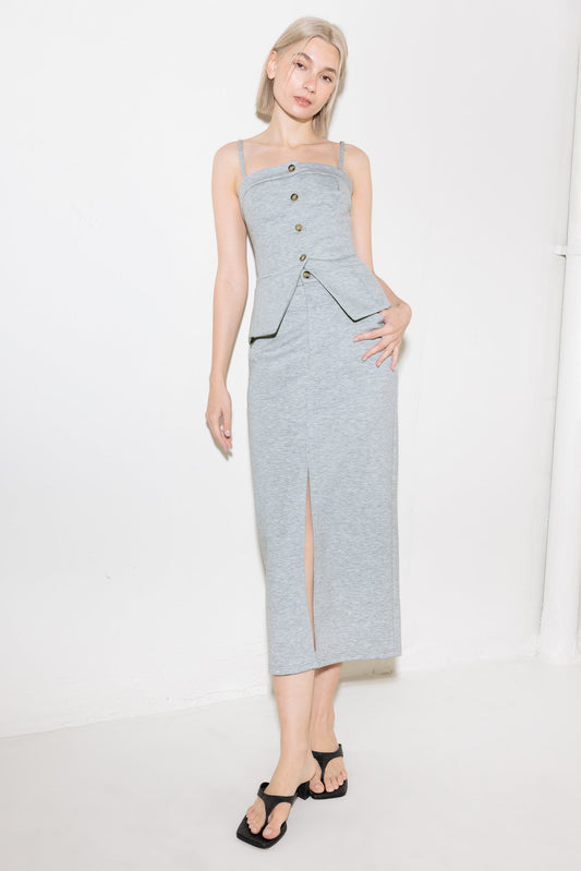 LOVELY BY NATURE KNIT MIDI SKIRT