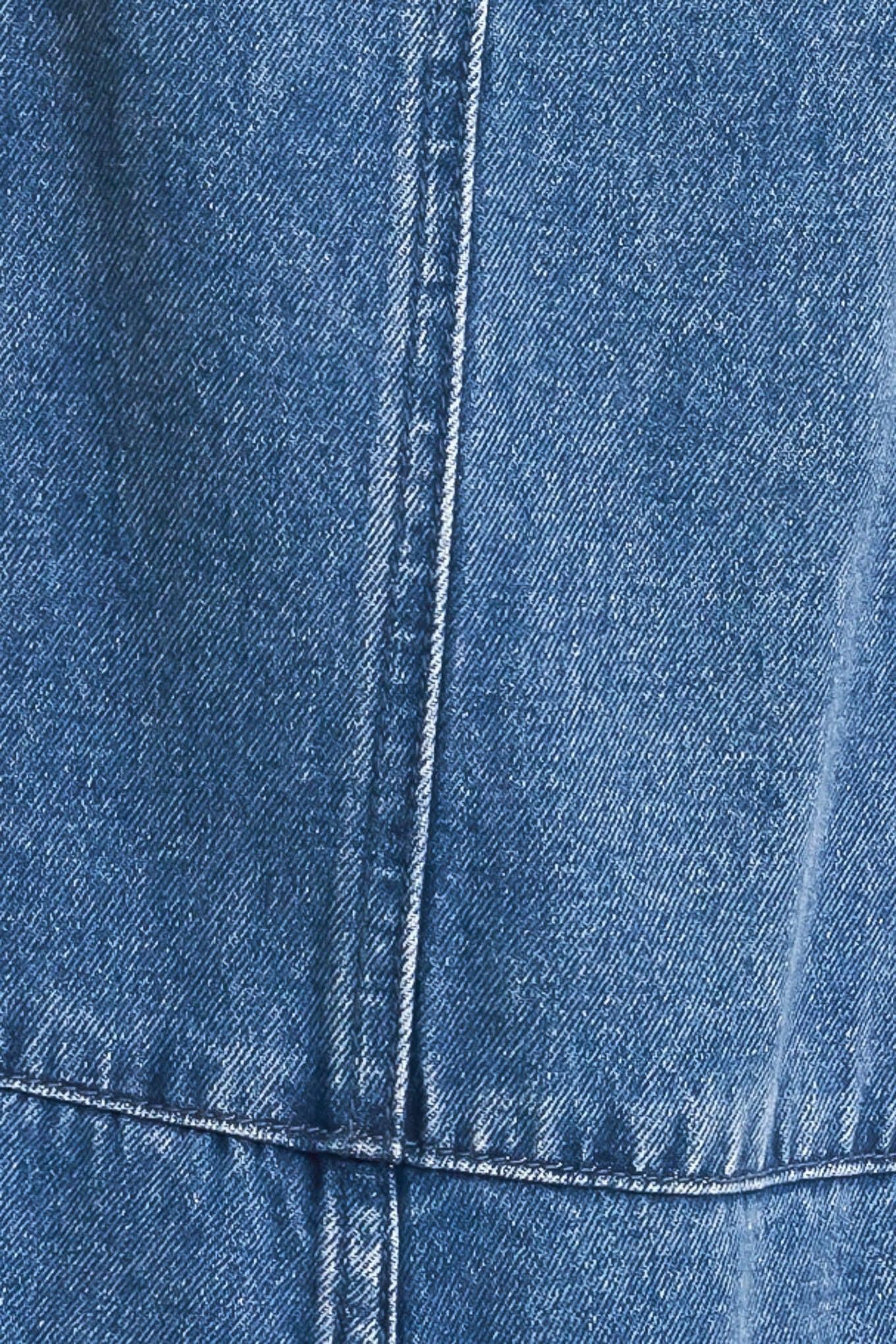 LET ME TALK DENIM CARGO JUMPSUIT