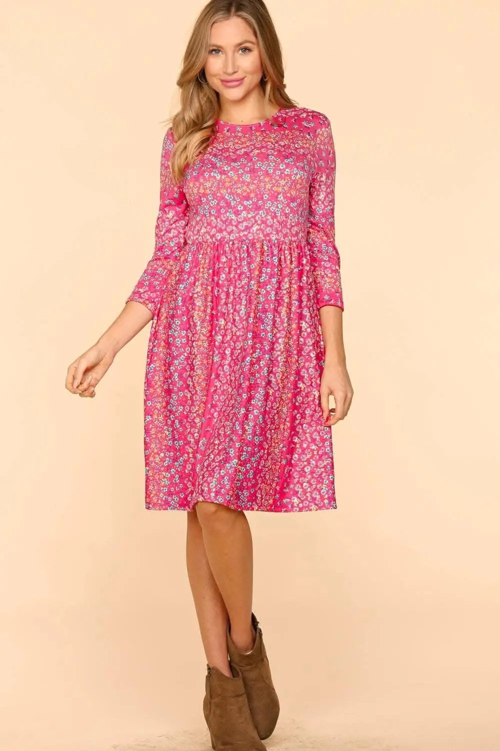 Dresses Trendsi Haptics Floral Dress with Pockets for Effortless S