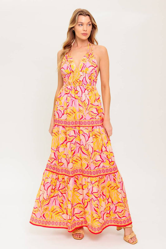 GO WITH GRACE WOVEN MAXI DRESS