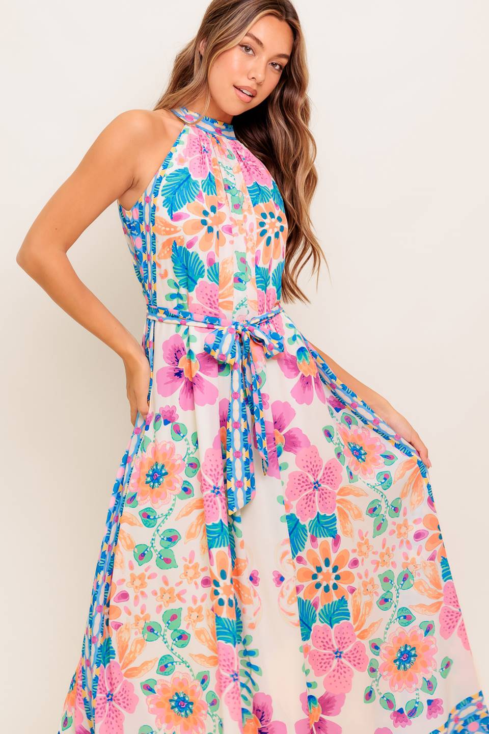 PATH TO GREATNESS WOVEN MAXI DRESS