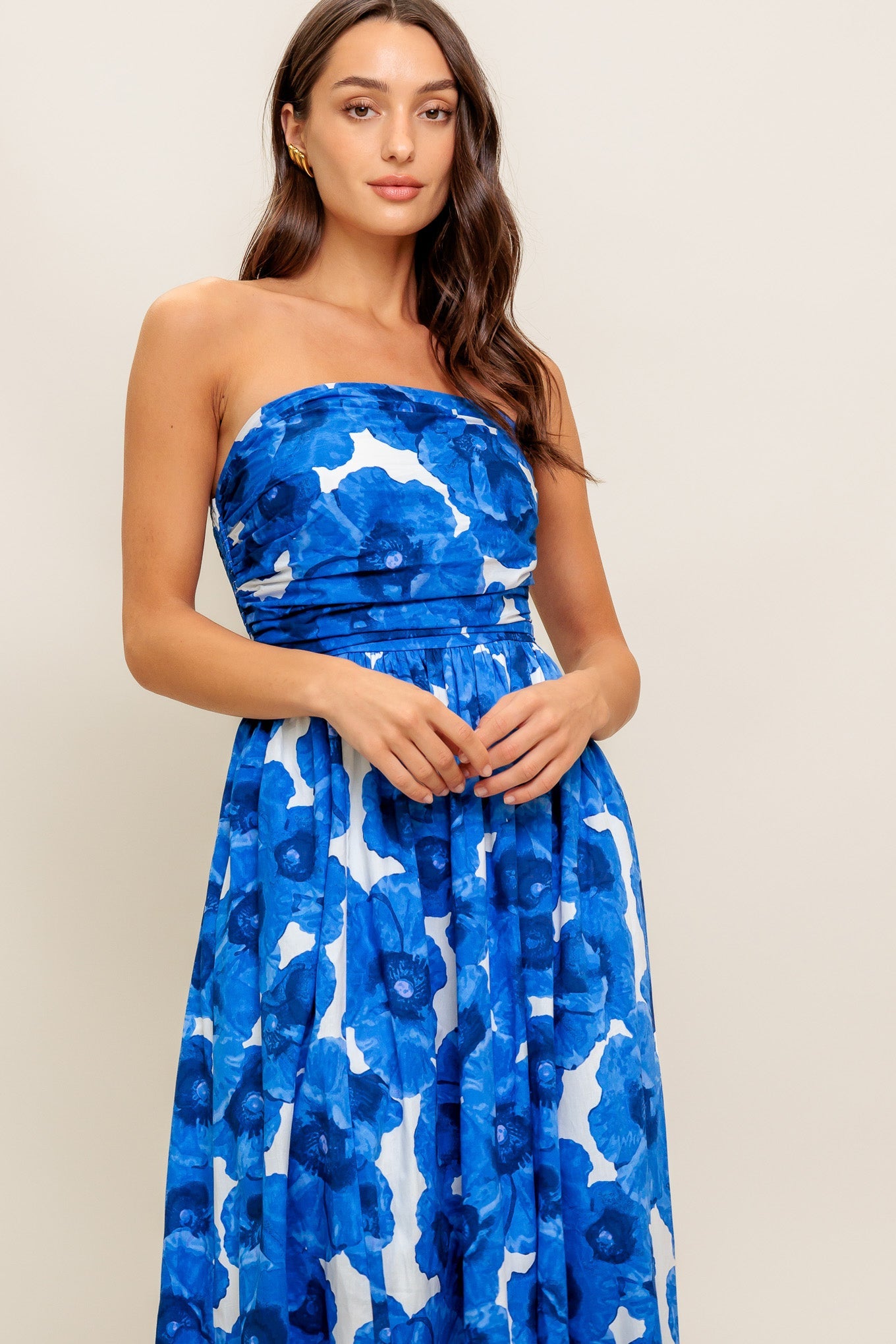 REGAL ROMANCE WOVEN MAXI DRESS