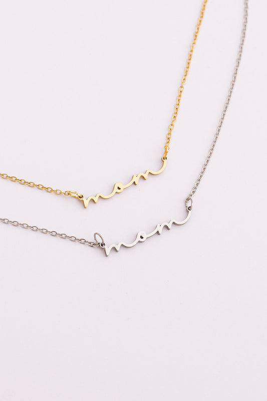 "Mom" Necklace