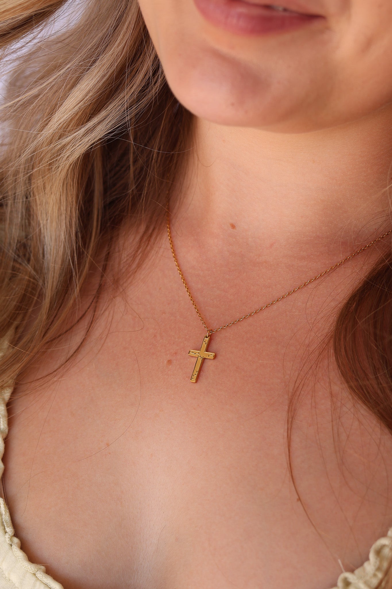 Ivy Cross Necklace
