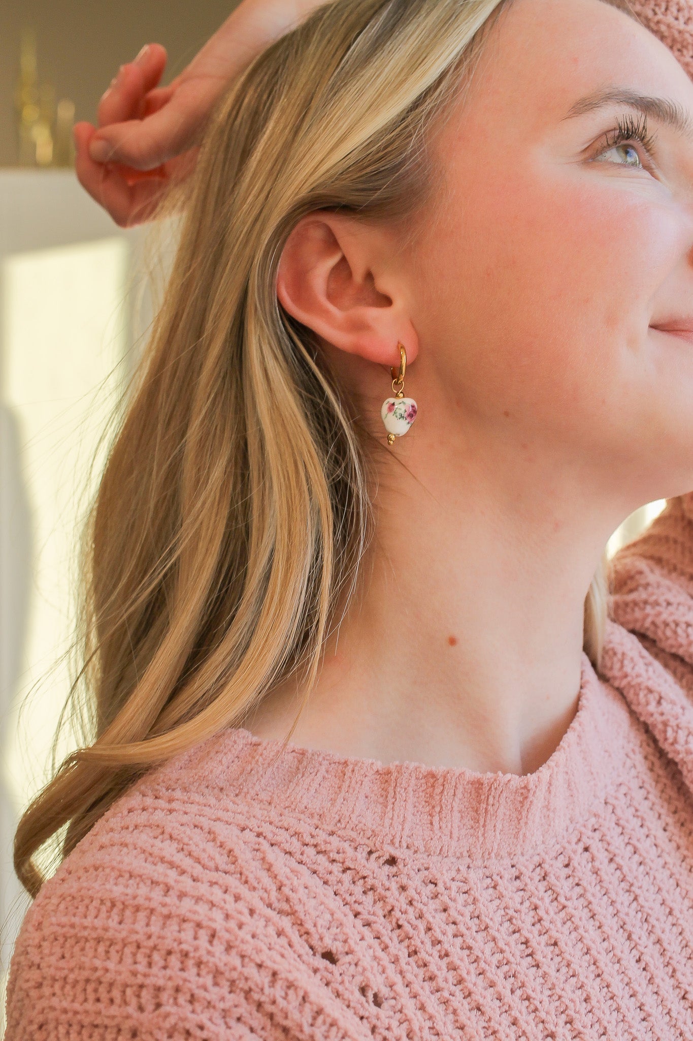 Bella Hoop in Rose