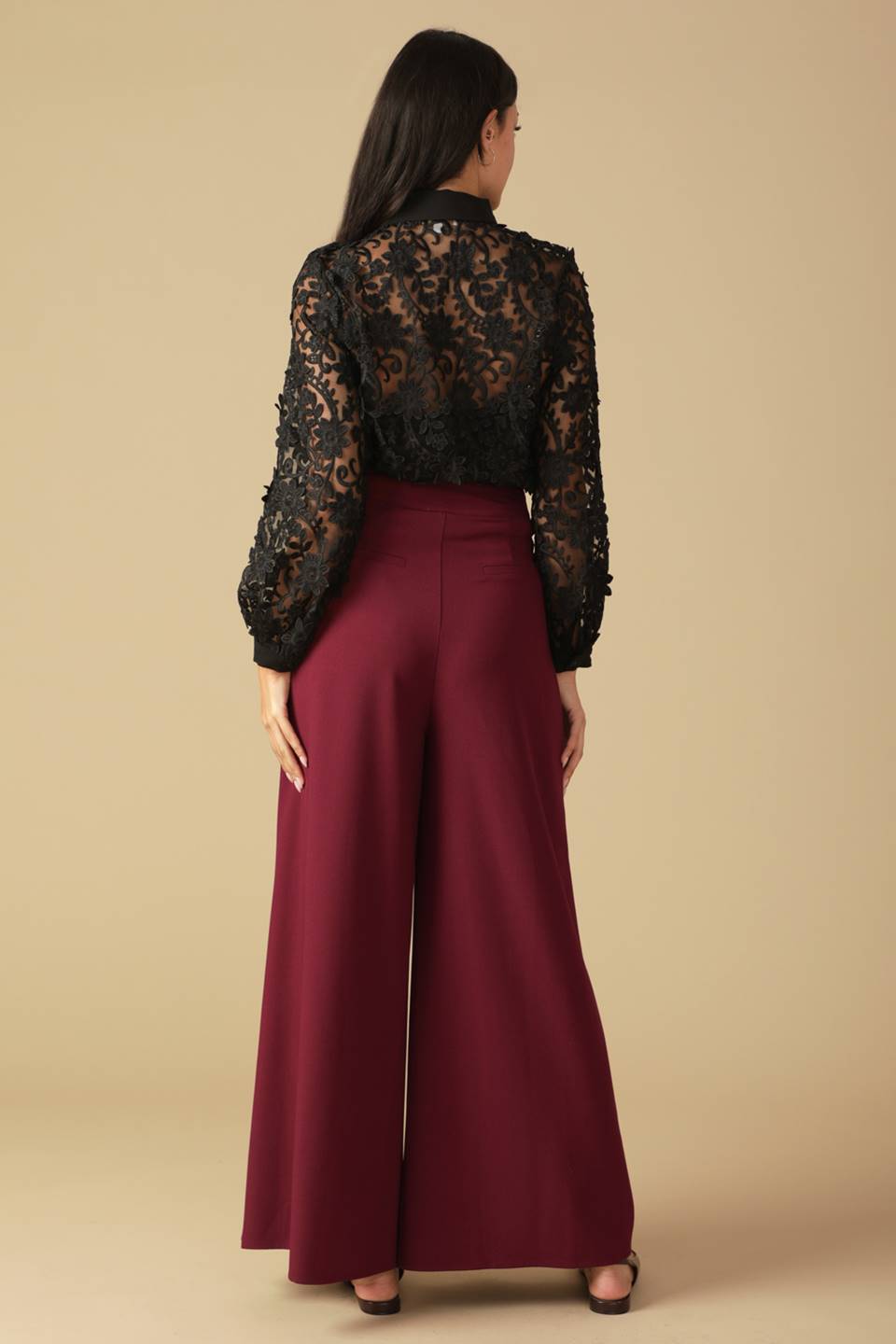 WANDERING HEARTS WOVEN PANTS