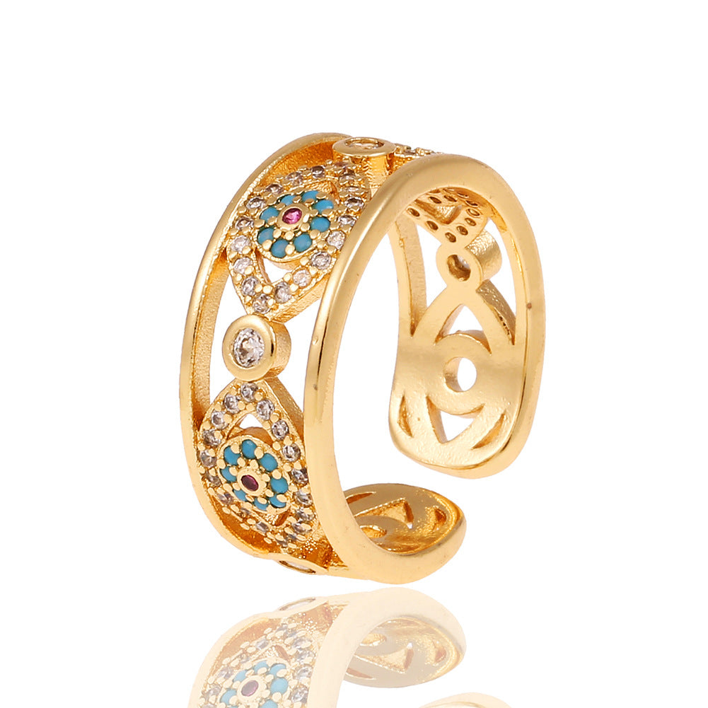 Elegant Eye Band Ring