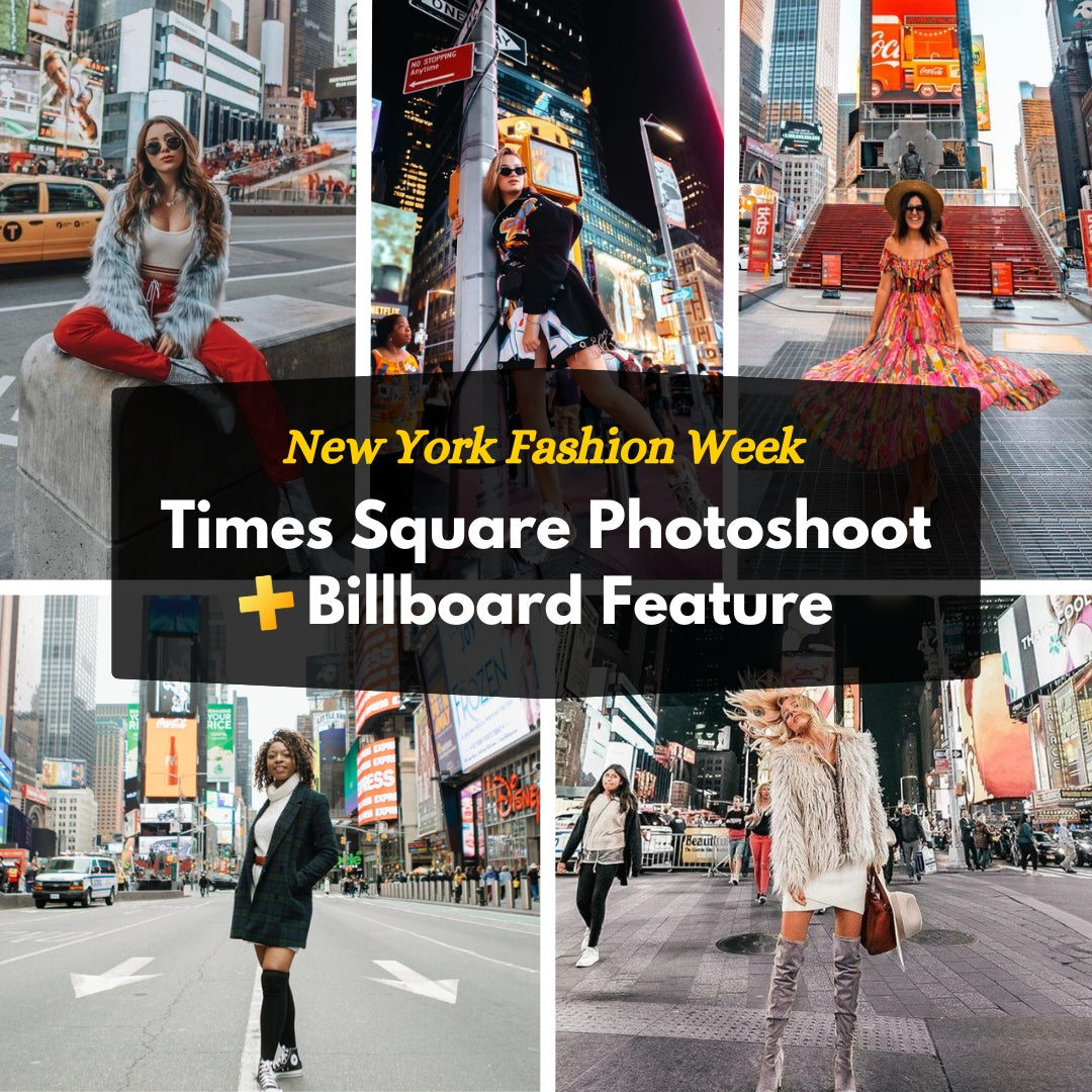 Times Square Photoshoot & Billboard Feature