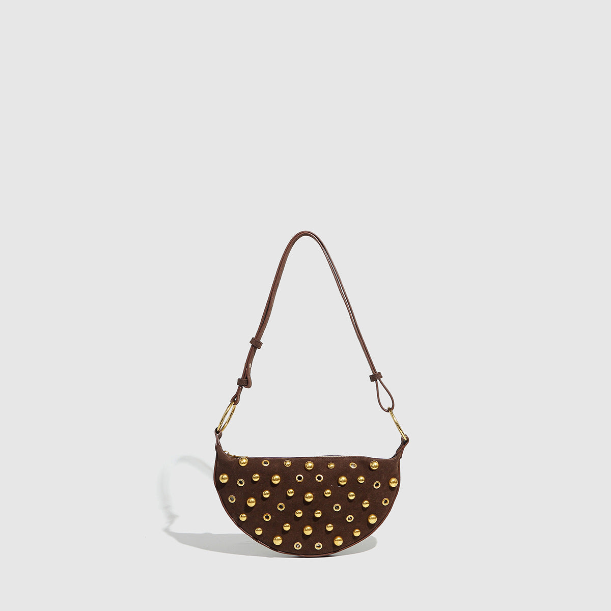 Motorcycle Retro Shoulder Bag Punk Rivet Rivet Crossbody Bag Women Bag