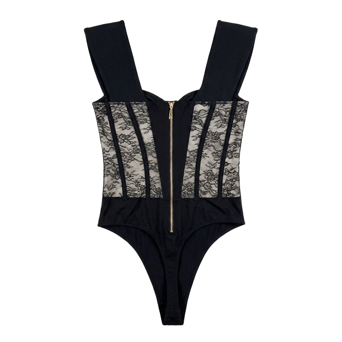 Lace Jumpsuit Sexy Slimming Corset Back Shaping Padded Sling Zipper Slim Fit Shaping