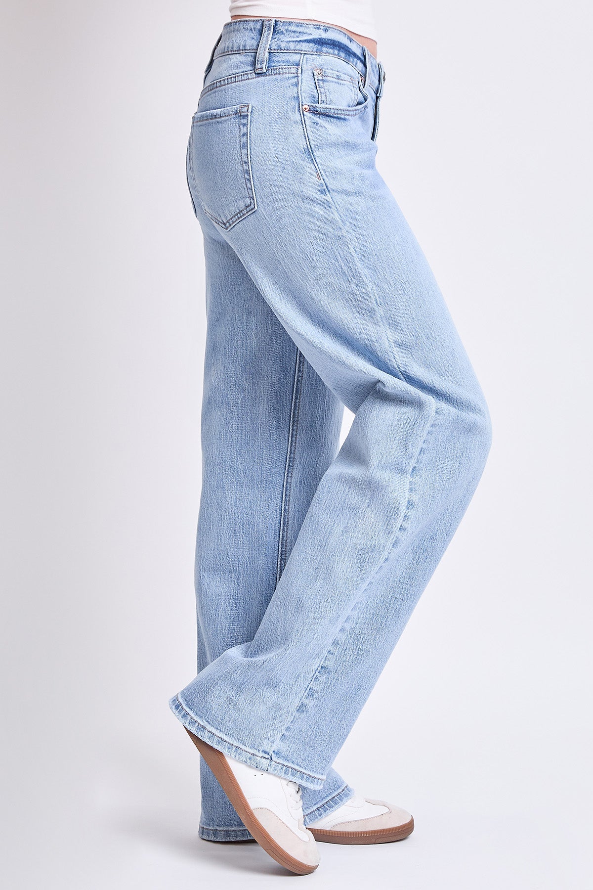 Women's Luxe Brittany Low Rise Wide Leg Jeans