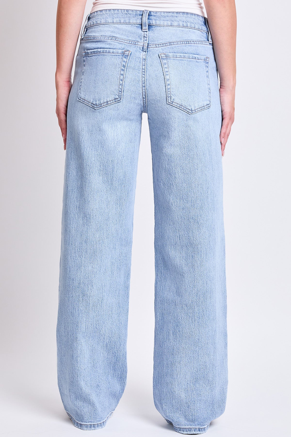 Women's Luxe Brittany Low Rise Wide Leg Jeans
