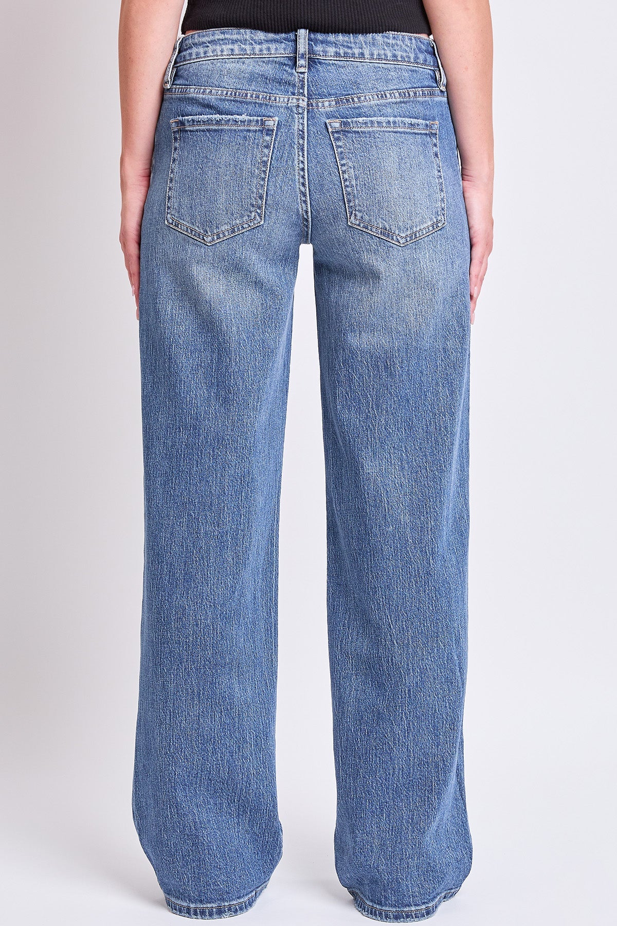 Women's Luxe Brittany Low Rise Wide Leg Jeans