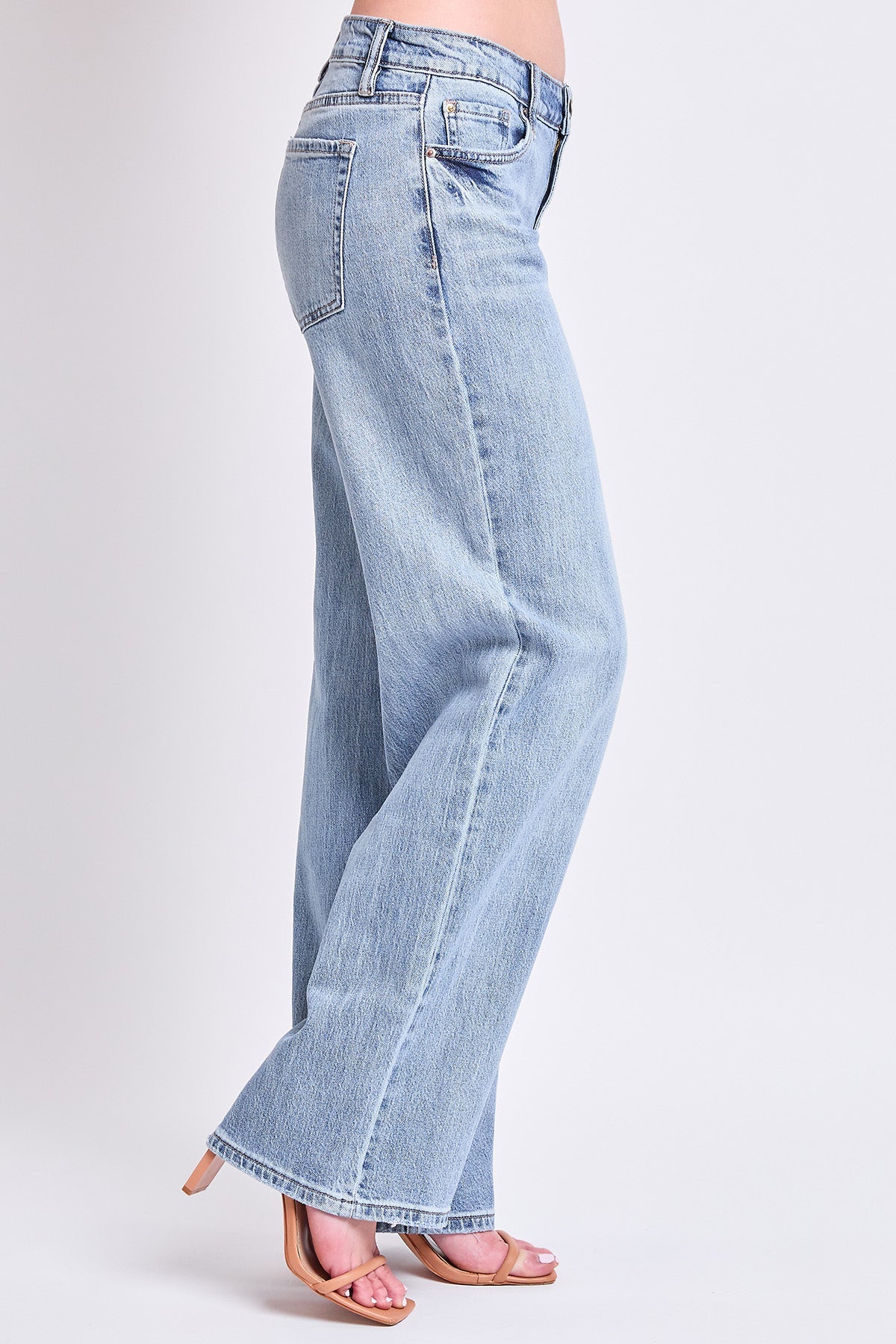 Women's Luxe Brittany Low Rise Wide Leg Jeans