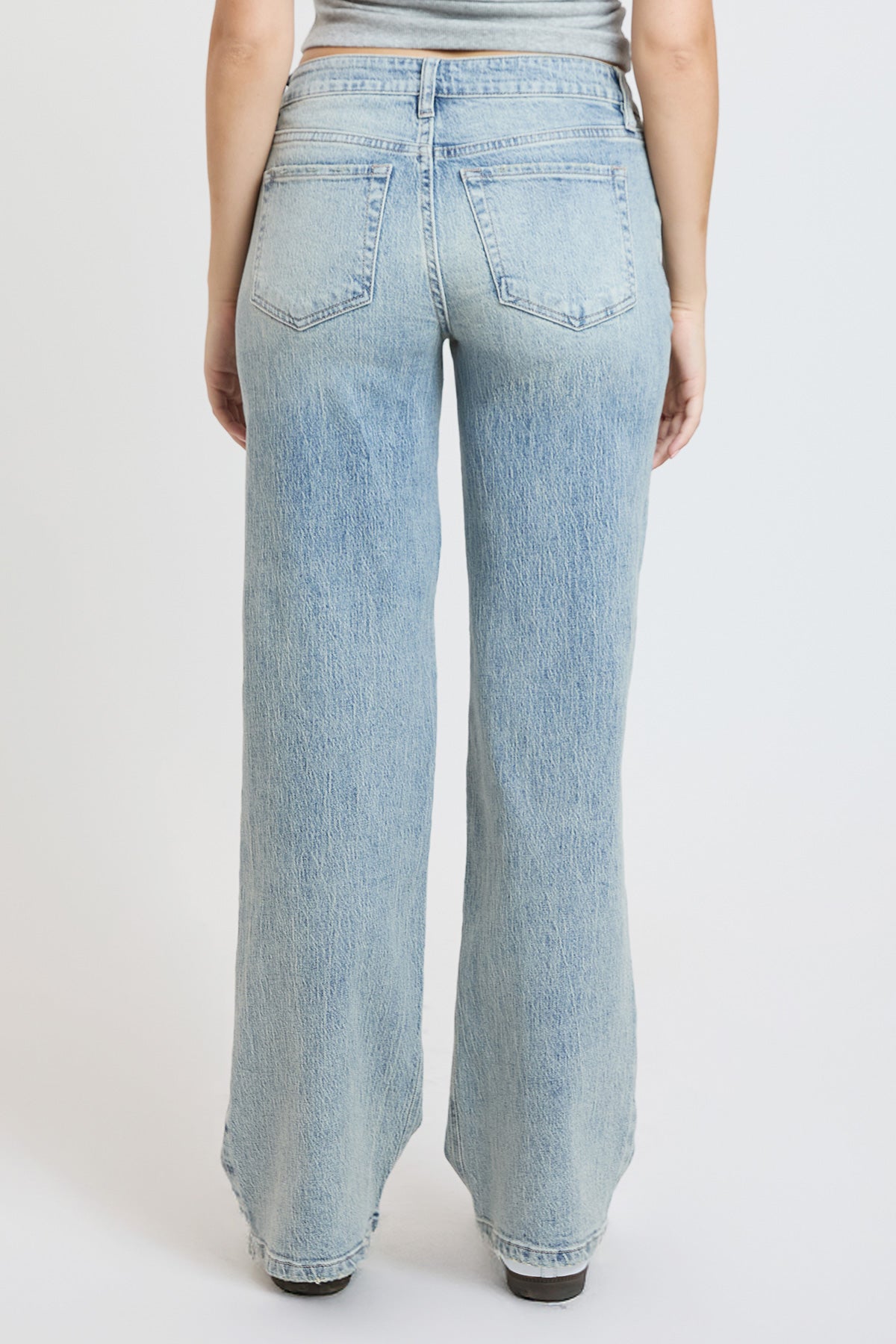Women's Luxe Brittany Low Rise Wide Leg Jeans