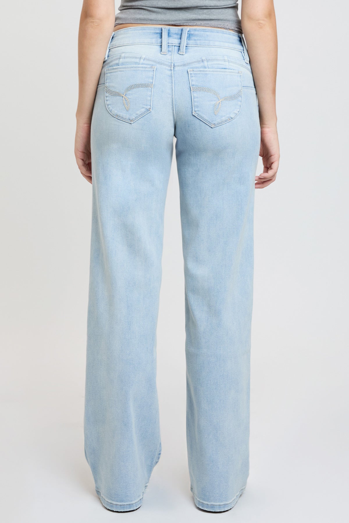 Women's Luxe Low Rise WannaBettaButt Wide Leg Jeans