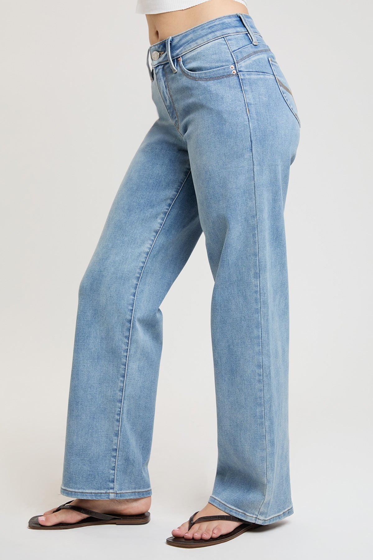 Women's Luxe High Rise WannaBettaButt Straight Leg Jeans