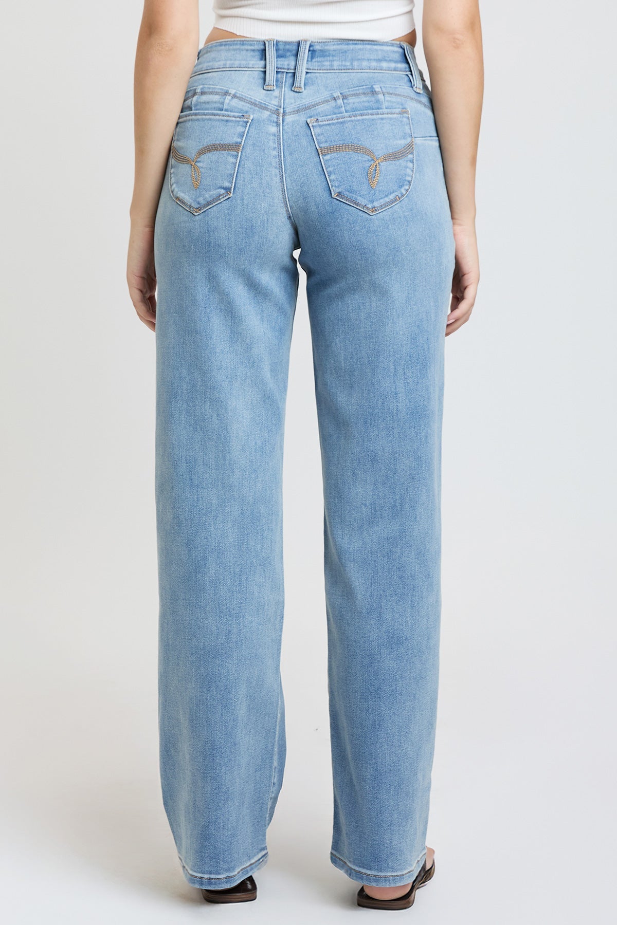 Women's Luxe High Rise WannaBettaButt Straight Leg Jeans