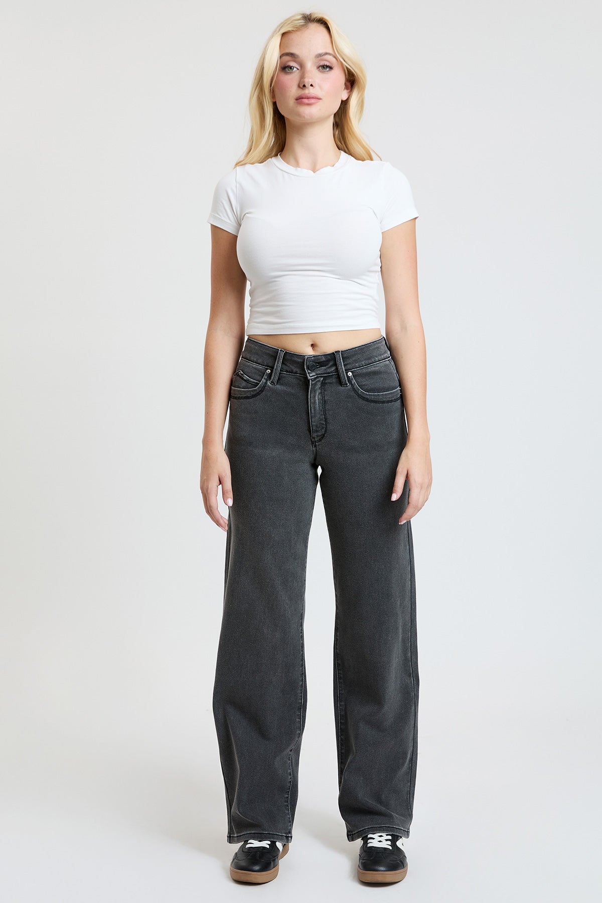 Women's Luxe High Rise WannaBettaButt Straight Leg Jeans