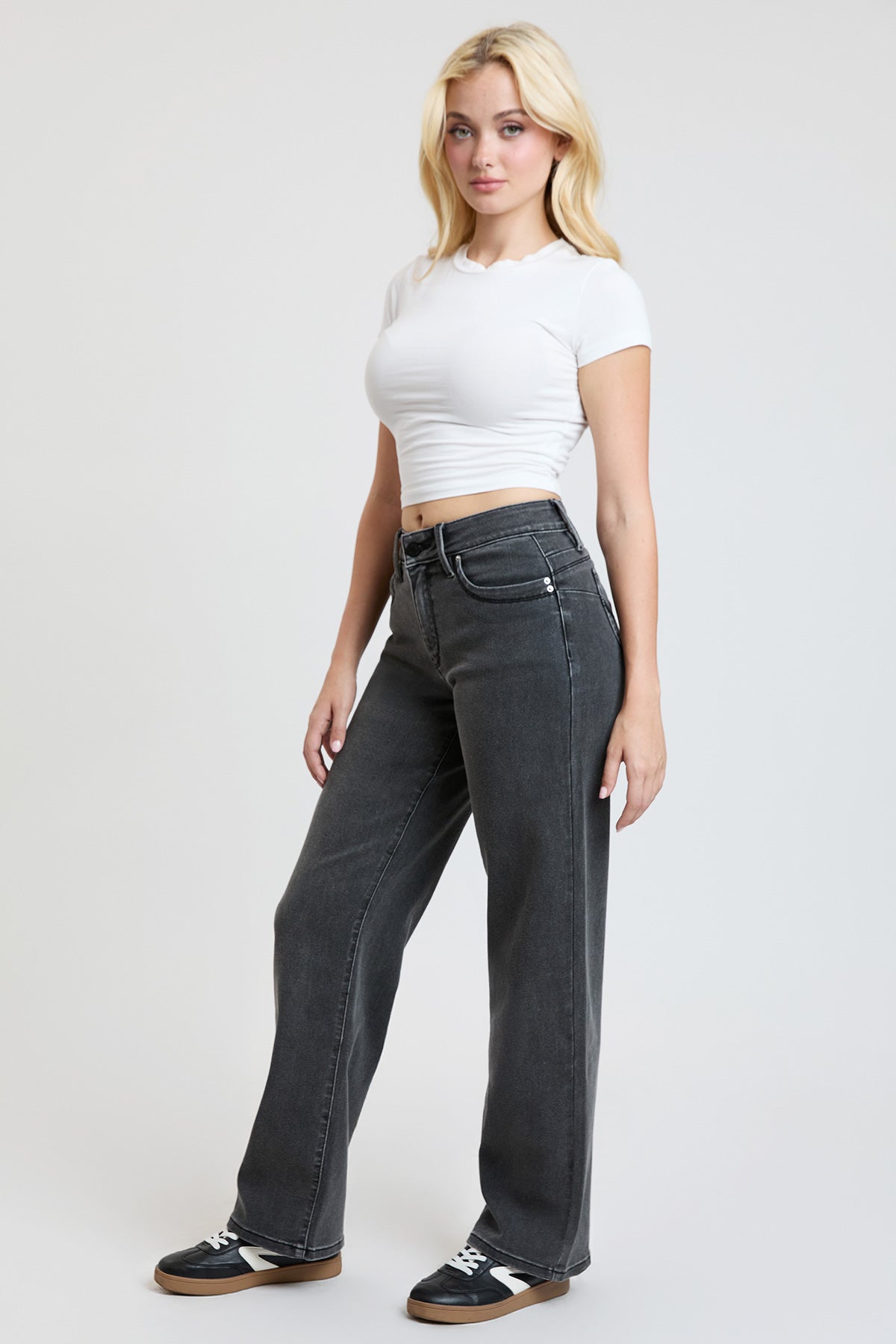 Women's Luxe High Rise WannaBettaButt Straight Leg Jeans